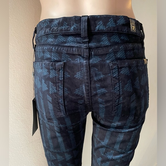 NWT 7 FOR ALL MANKIND JEANS SKINNY VELVET Size 26 - Picture 5 of 12